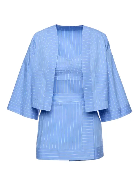 Ana Radu stripe-pattern skirt (set of three)