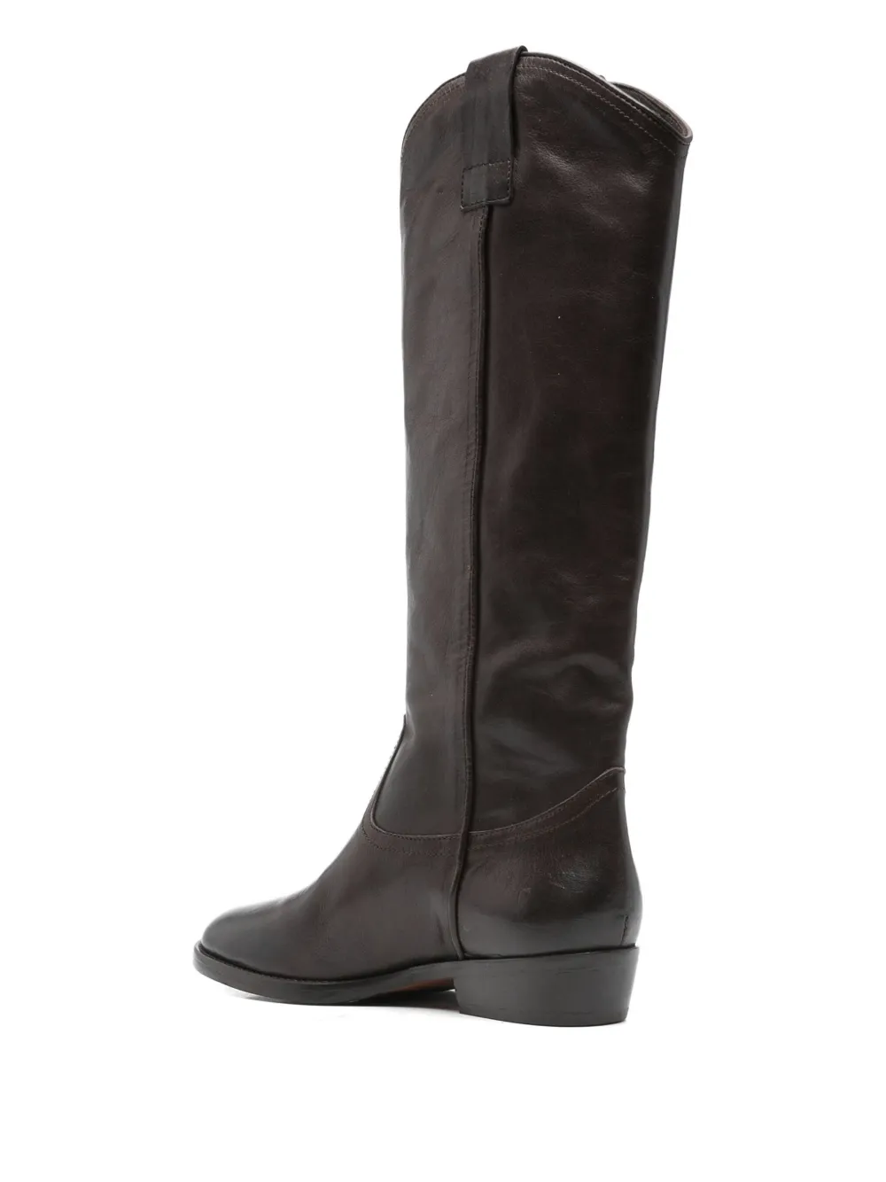 curiositè 30 mm kalfsleren laarzen met Western-stijl Bruin