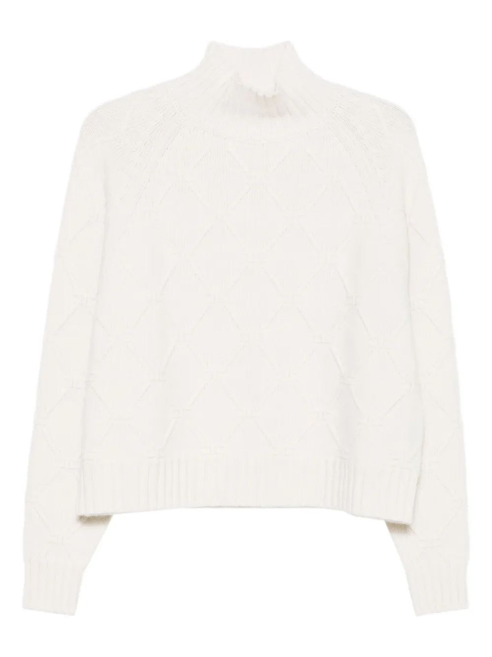 Elisabetta Franchi high-neck sweater | Neutrals | Image 1