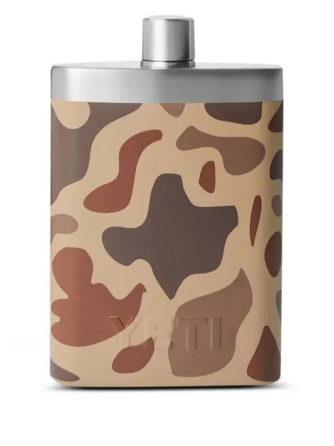 YETI camouflage-pattern stainless steel flask 