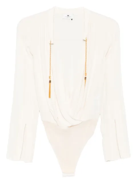 Elisabetta Franchi chain-tassel bodysuit