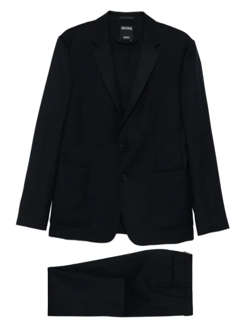 Zegna traje con bolsillos de parche