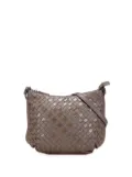 Bottega Veneta Pre-Owned 2012-2025 Nappa and Patent Intrecciato crossbody bag - Brown