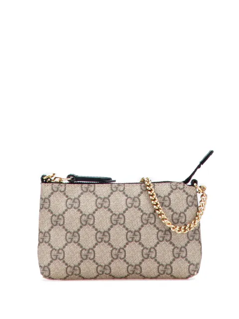 Gucci Pre-Owned 2016-2025 GG Supreme Wallet on Chain handbag