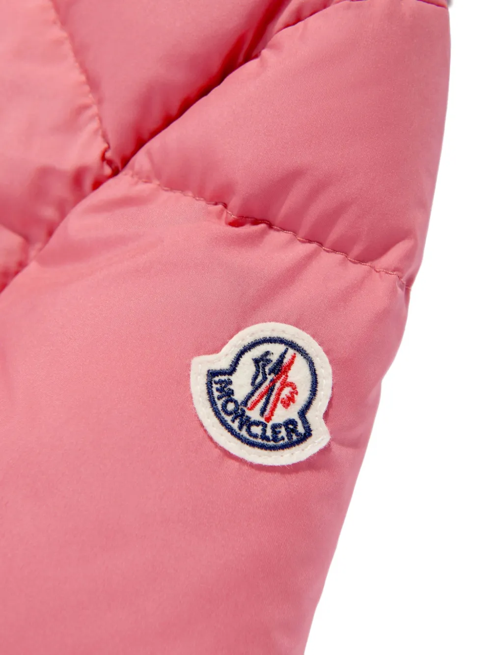 Moncler Enfant Laurie puffer jacket Roze