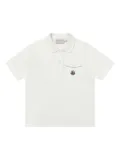 Moncler Enfant patch-pocket polo shirt - White