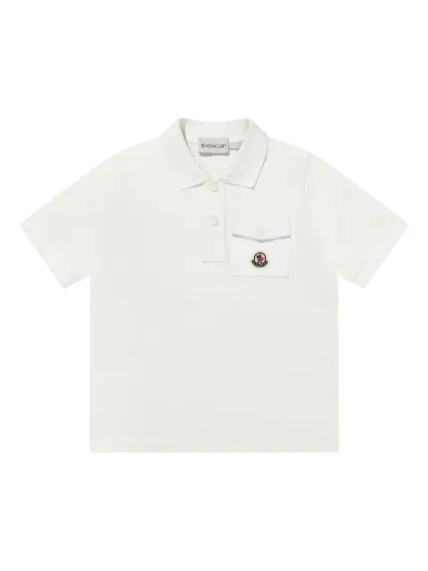 Moncler Enfant patch-pocket polo shirt