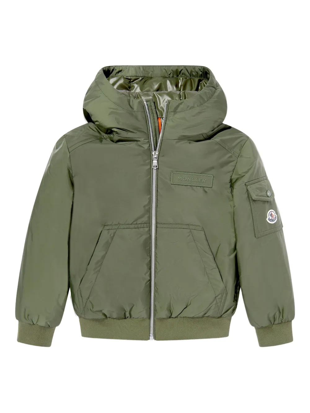 Moncler Enfant Duncer hooded padded jacket | Green | Image 1