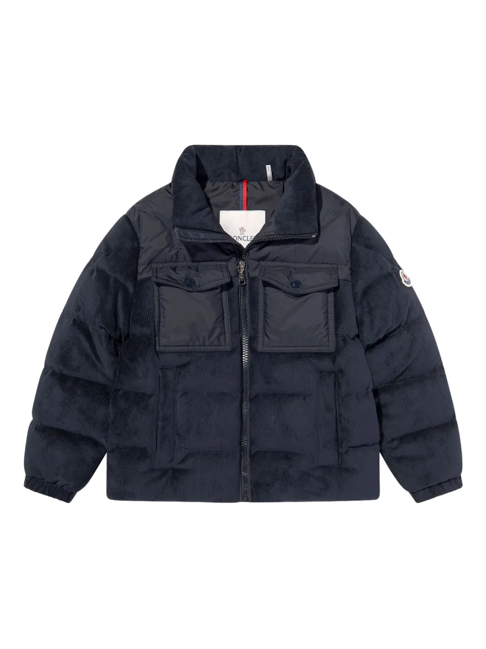 Moncler Enfant Camul corduroy-panel padded jacket | Blue | Image 1