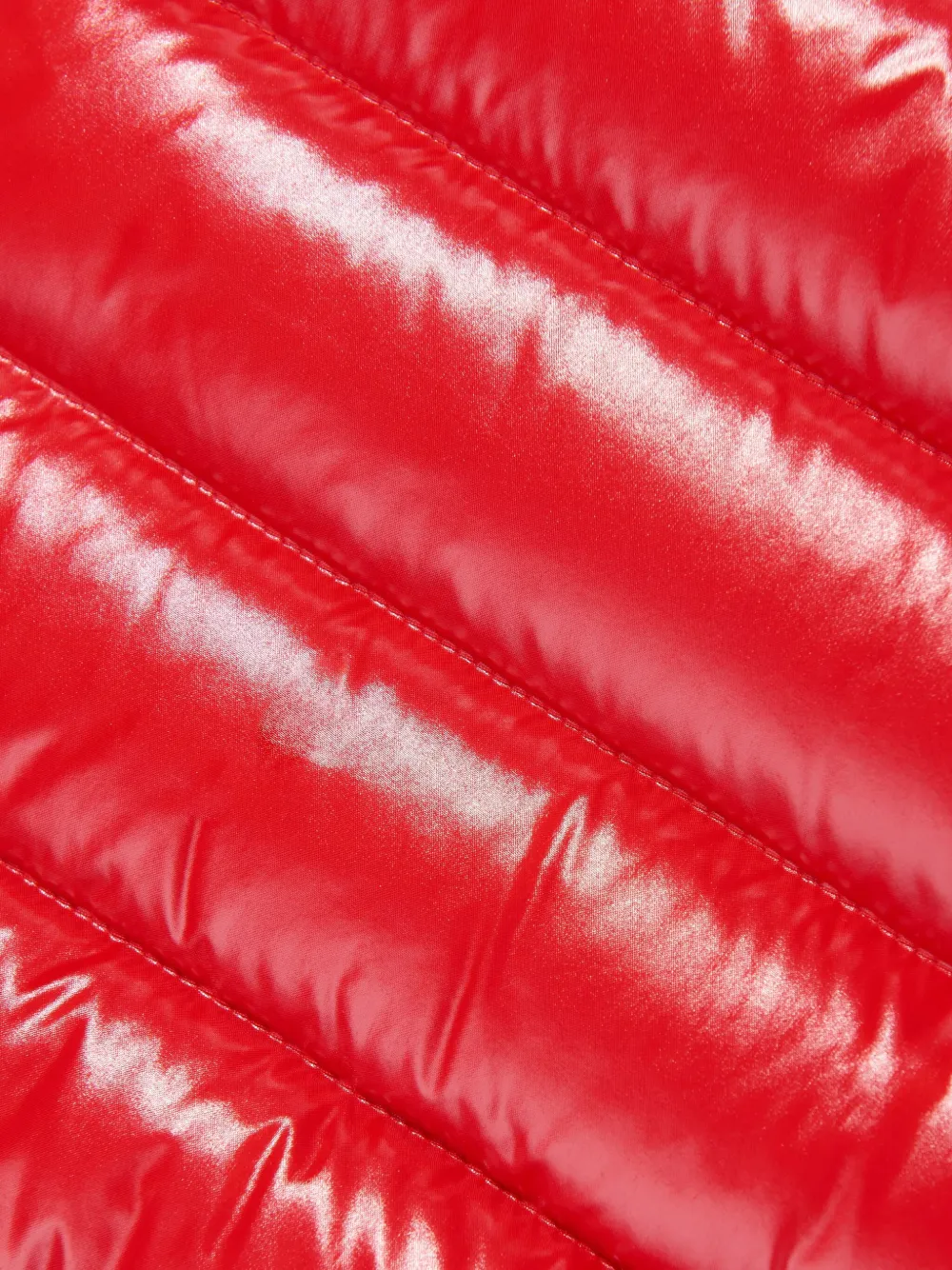 Moncler Enfant Wiegdeken met logopatch Rood