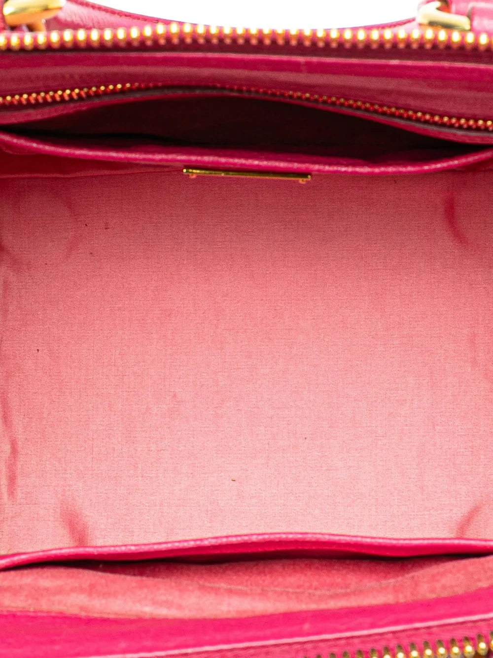 Pre-owned Miu Miu 2000-2025 Bicolor Goatskin Madras Bowler Bag Satchel In Pink