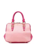 Miu Miu Pre-Owned 2000-2025 Bicolor Goatskin Madras Bowler Bag satchel - Pink