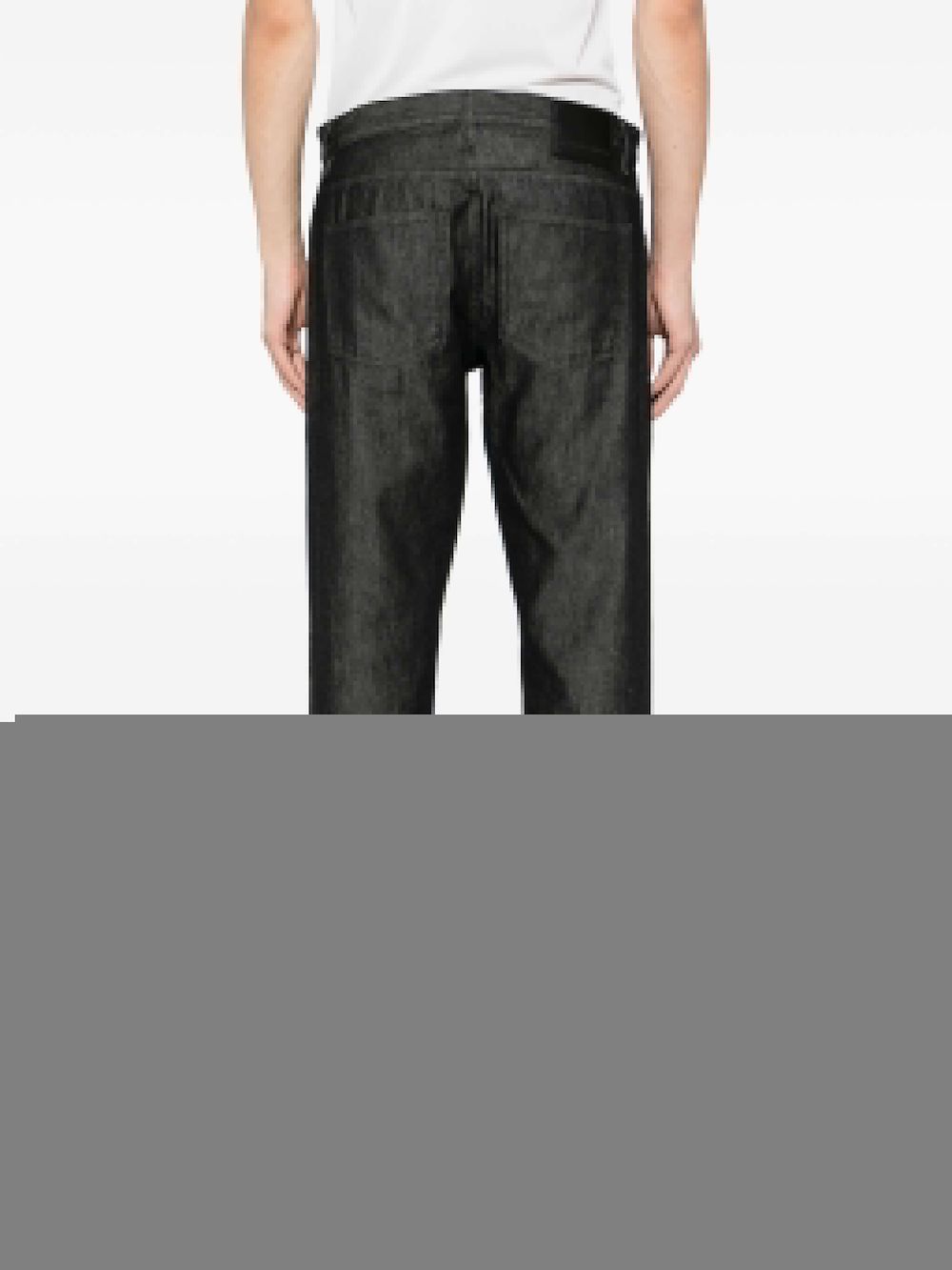 Giorgio Armani Jeans met logo Zwart