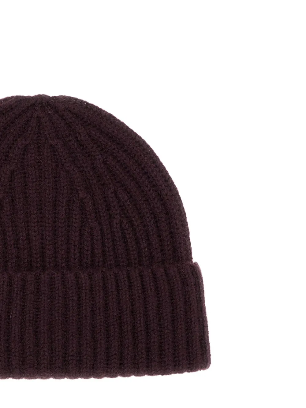 Lisa Yang ribbed wool beanie - Bruin