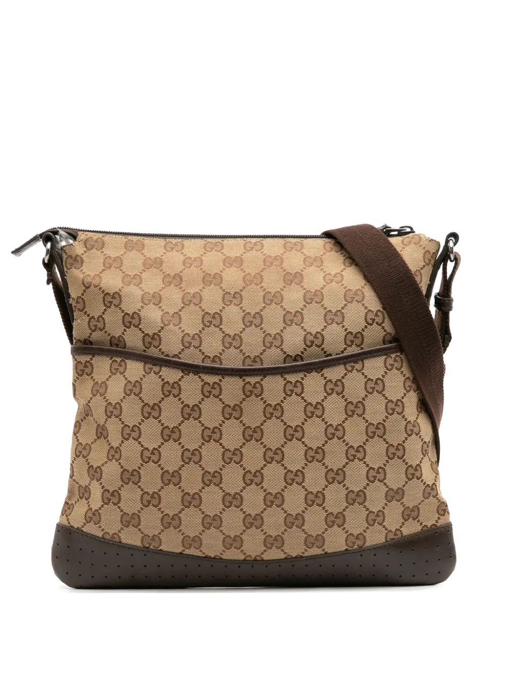 Gucci Pre-Owned 2016-2025 GGキャンバス ショルダーバッグ - ブラウン Gucci Pre-Owned 2016-2025 GGキャンバス ショルダーバッグ - ブラウン