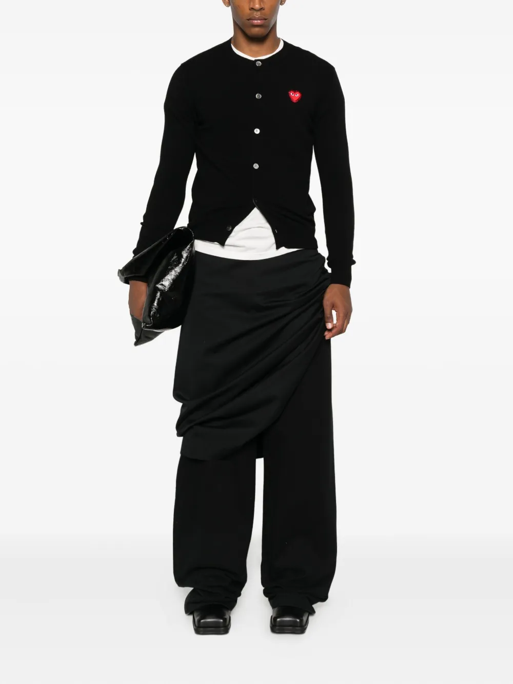Comme Des Garçons Play heart-logo cardigan | Cardigans | Image 2