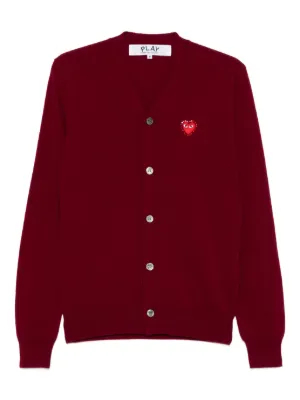 Comme Des Garçons Comme Des Garçons Cardigan Com Babados