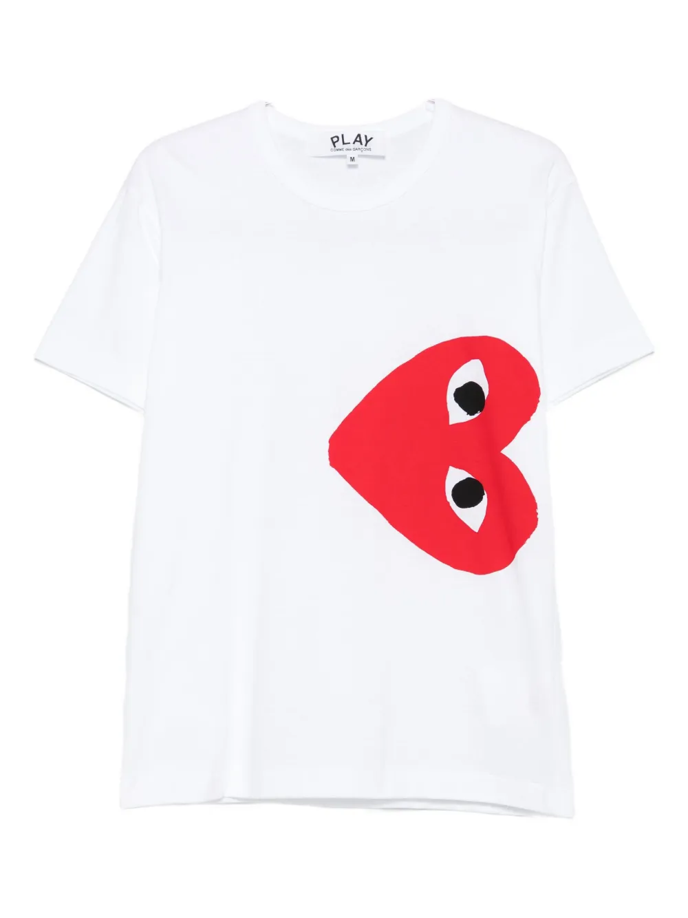 Comme Des Garçons Play heart-logo T-shirt | White | Image 1