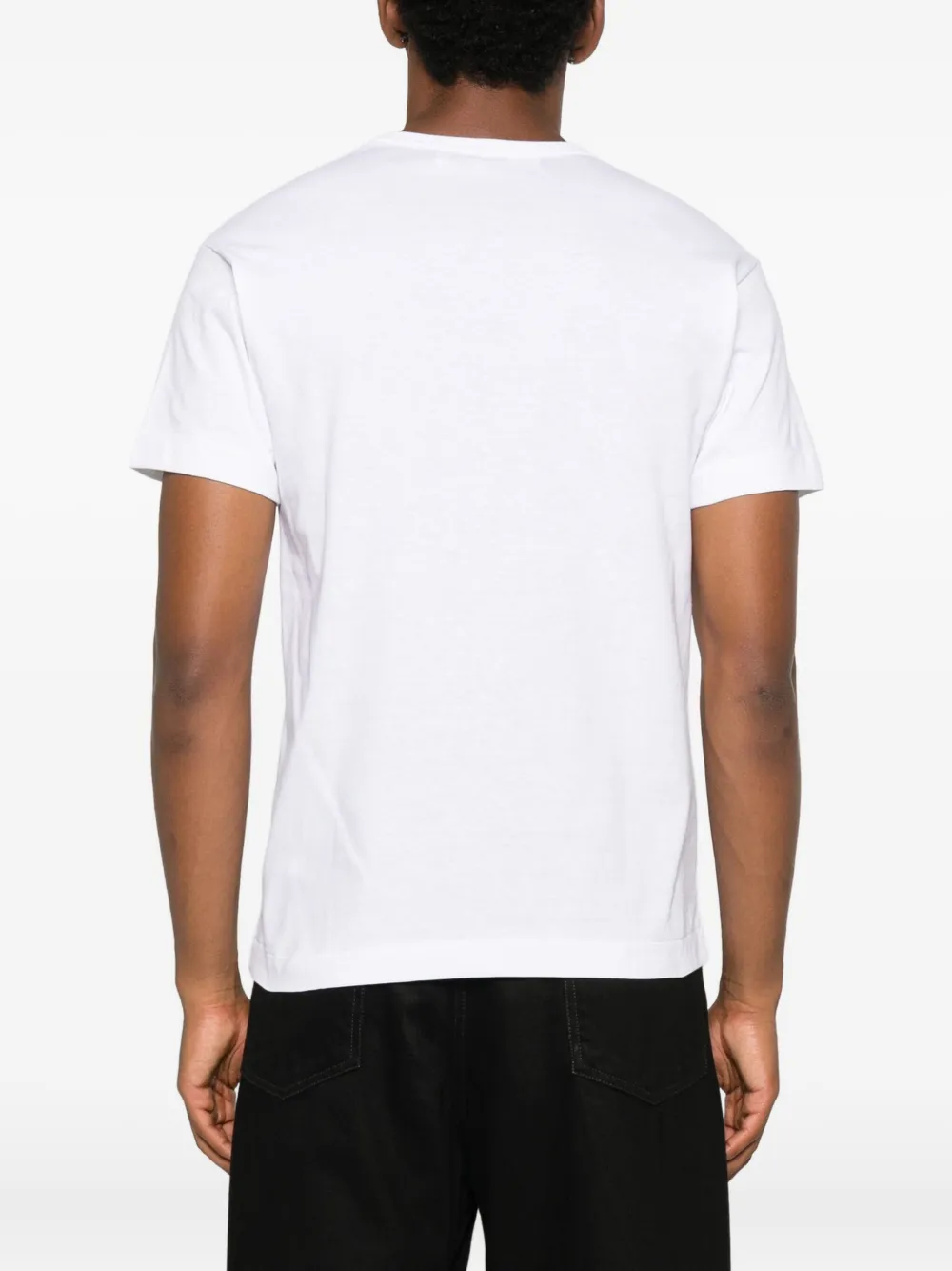 Comme Des Garçons Play T-shirt met hartlogo Wit
