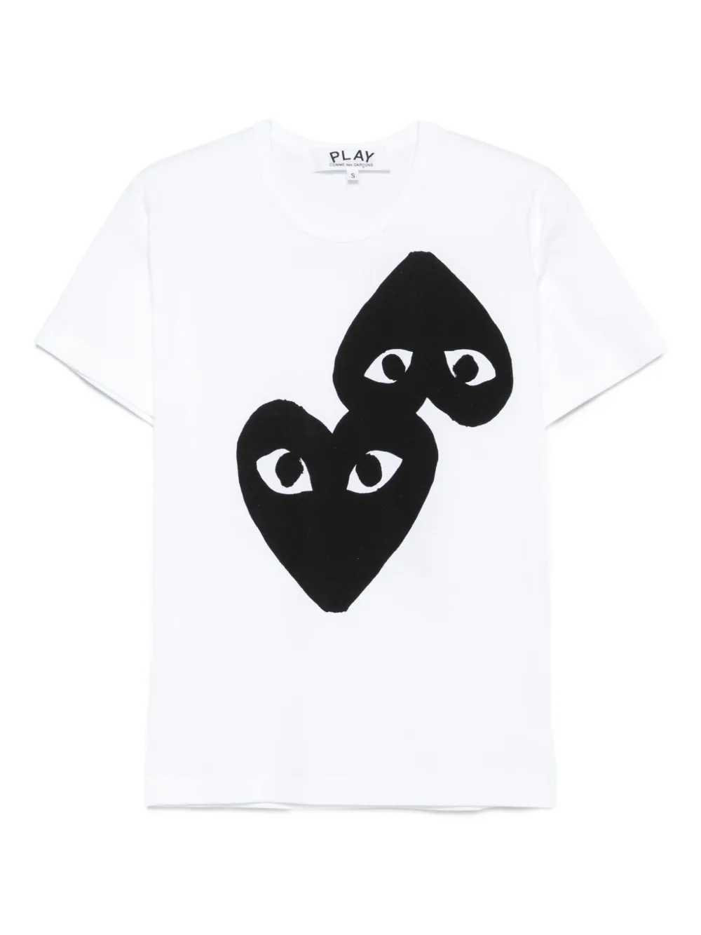 Comme Des Garçons Play logo T-shirt | White | Image 1