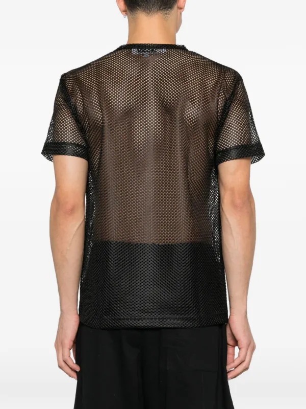 Comme Des Garçons Play メッシュ Tシャツ | グレー | FARFETCH JP