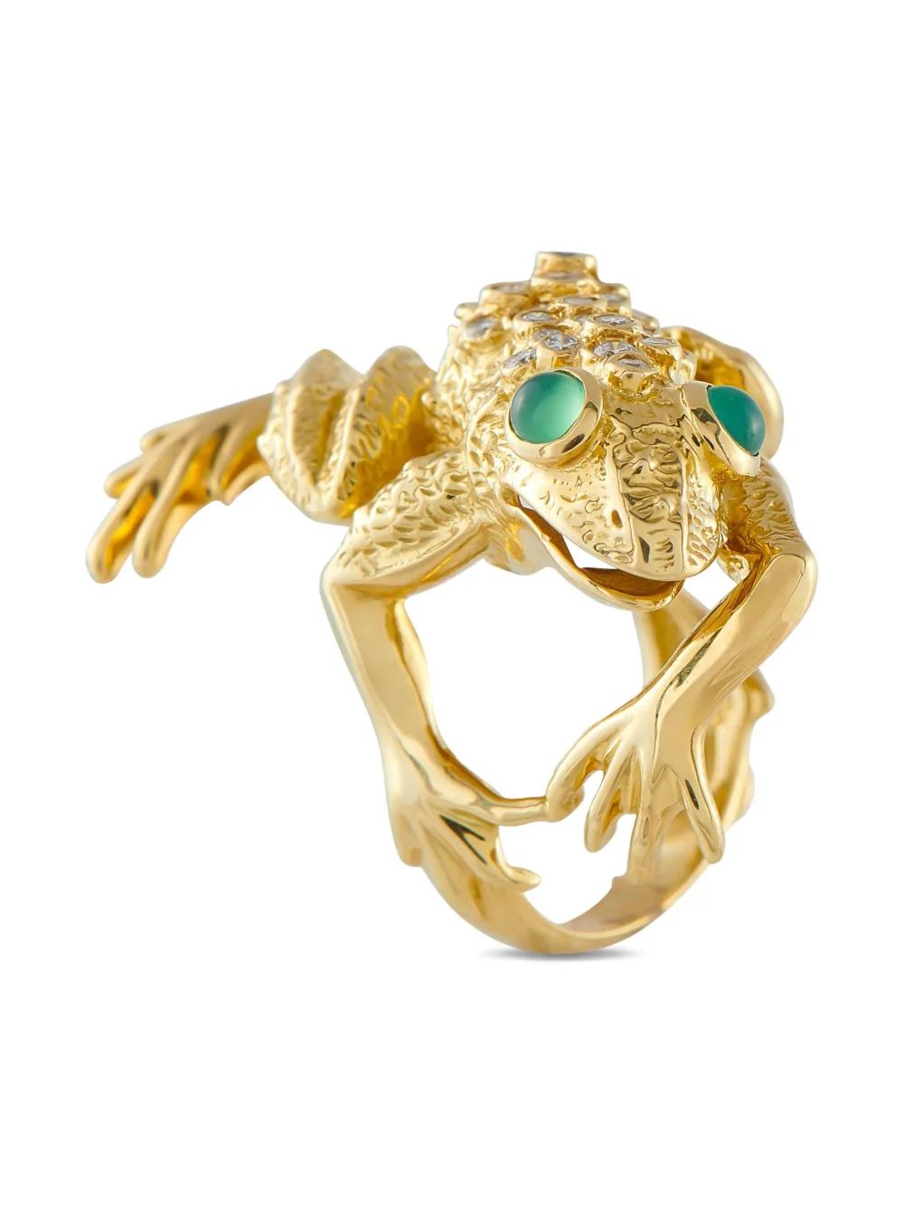 Kurt Wayne 18K yellow gold Frog diamond ring - イエロー Kurt Wayne 18K yellow gold Frog diamond ring - イエロー