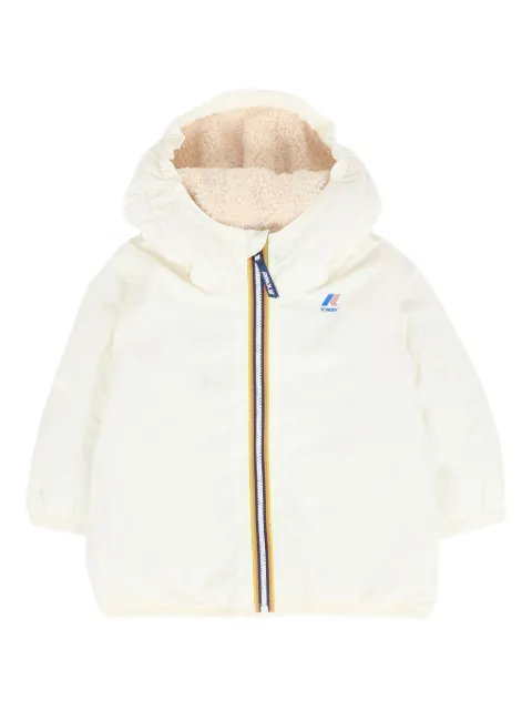 K Way Kids hooded zip-up jacket