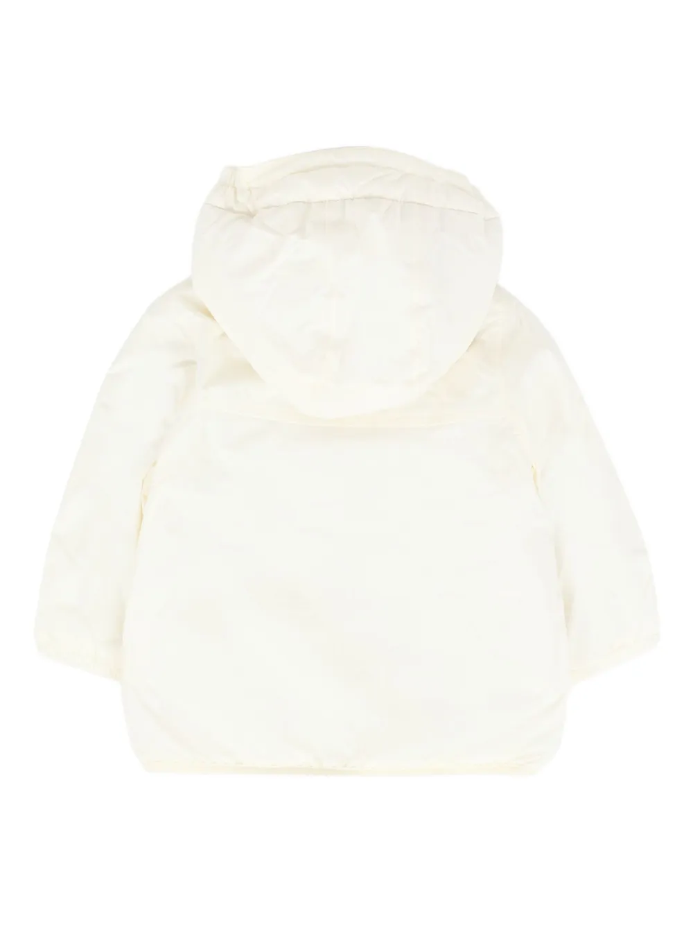 K Way Kids hooded zip-up jacket Wit