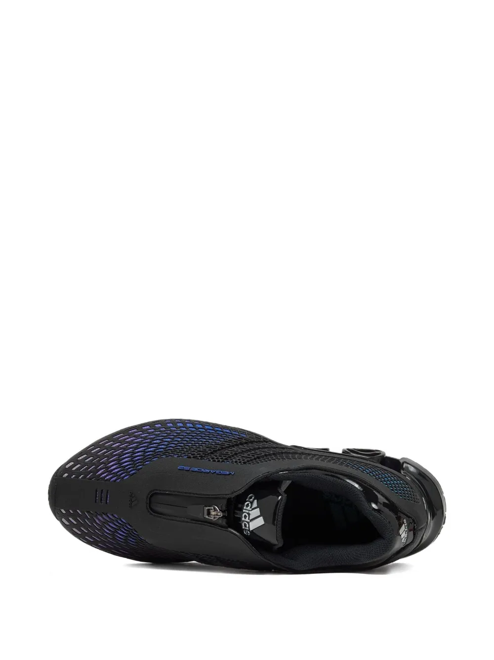 adidas Megaride zip-front gradient sneakers Black