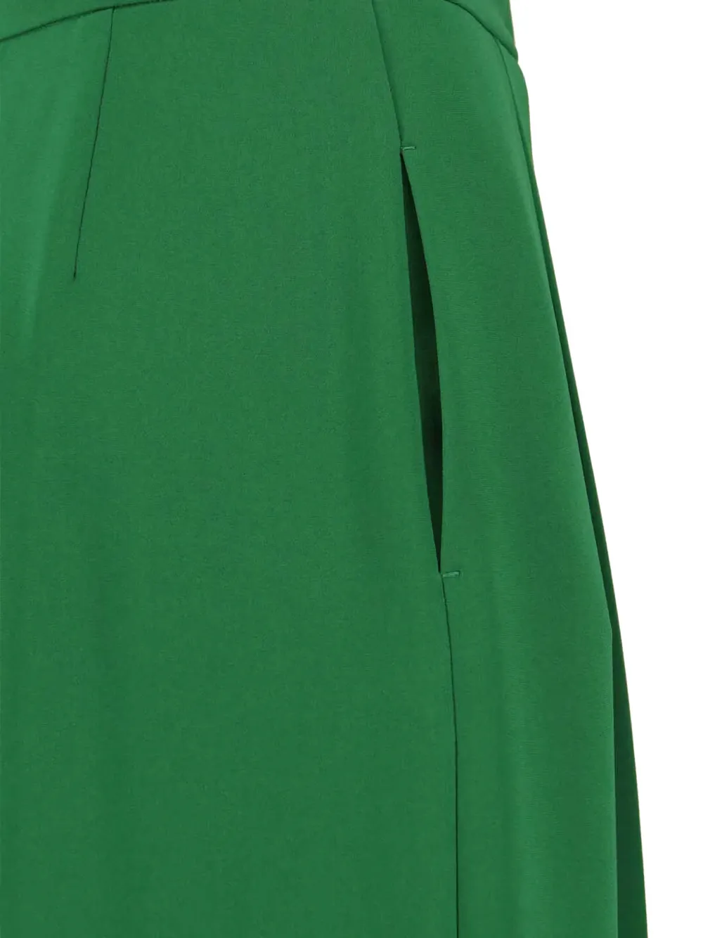 Max Mara pleated straight trousers Groen