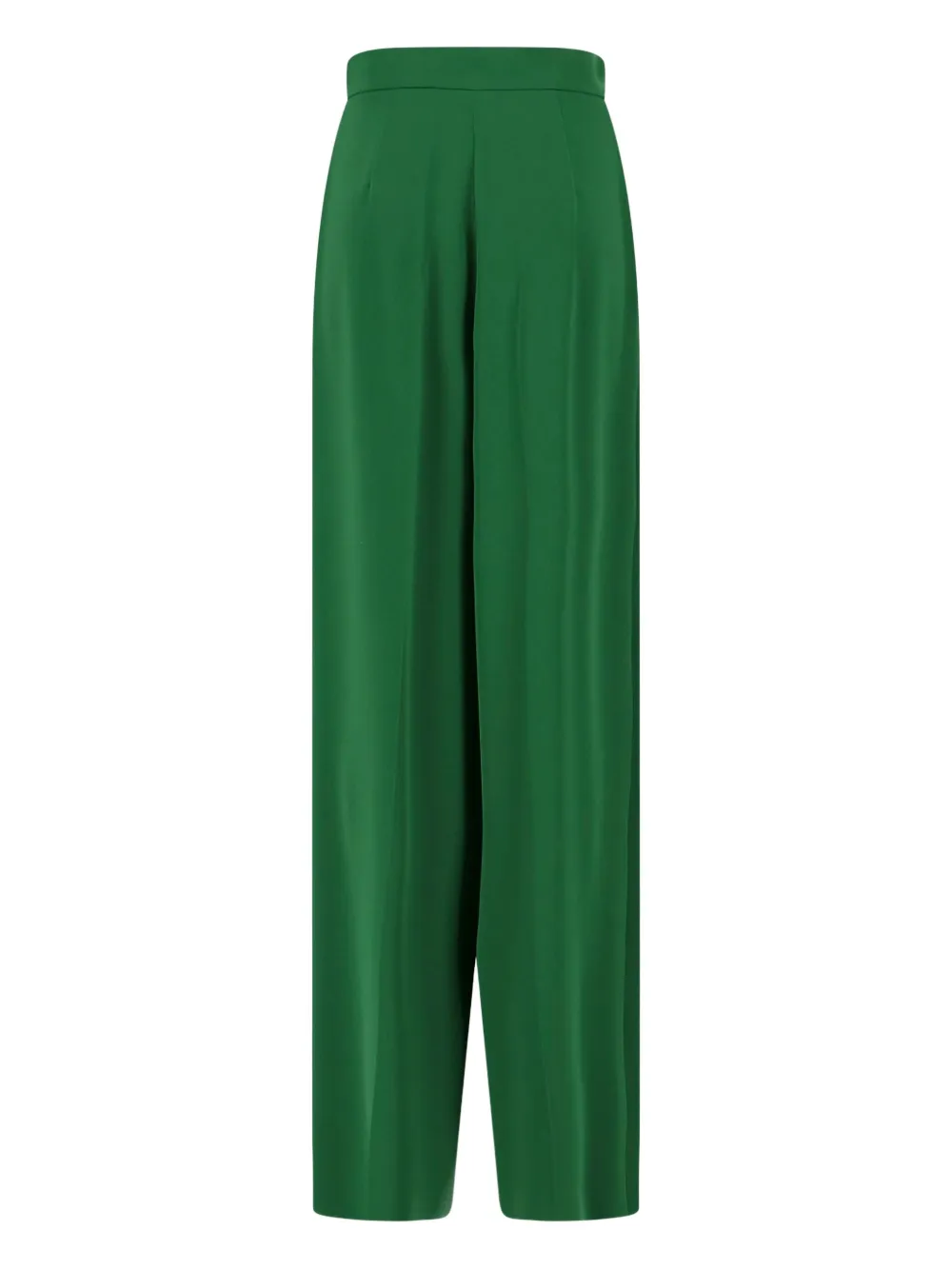 Max Mara pleated straight trousers - Groen