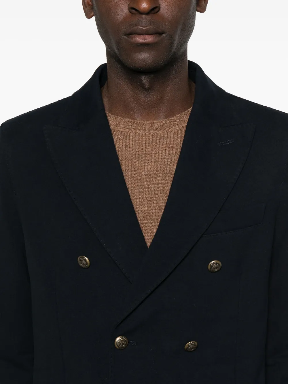 Circolo 1901 Double-breasted Blazer In Black