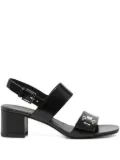 Tory Burch turnlock heeled sandals - Black