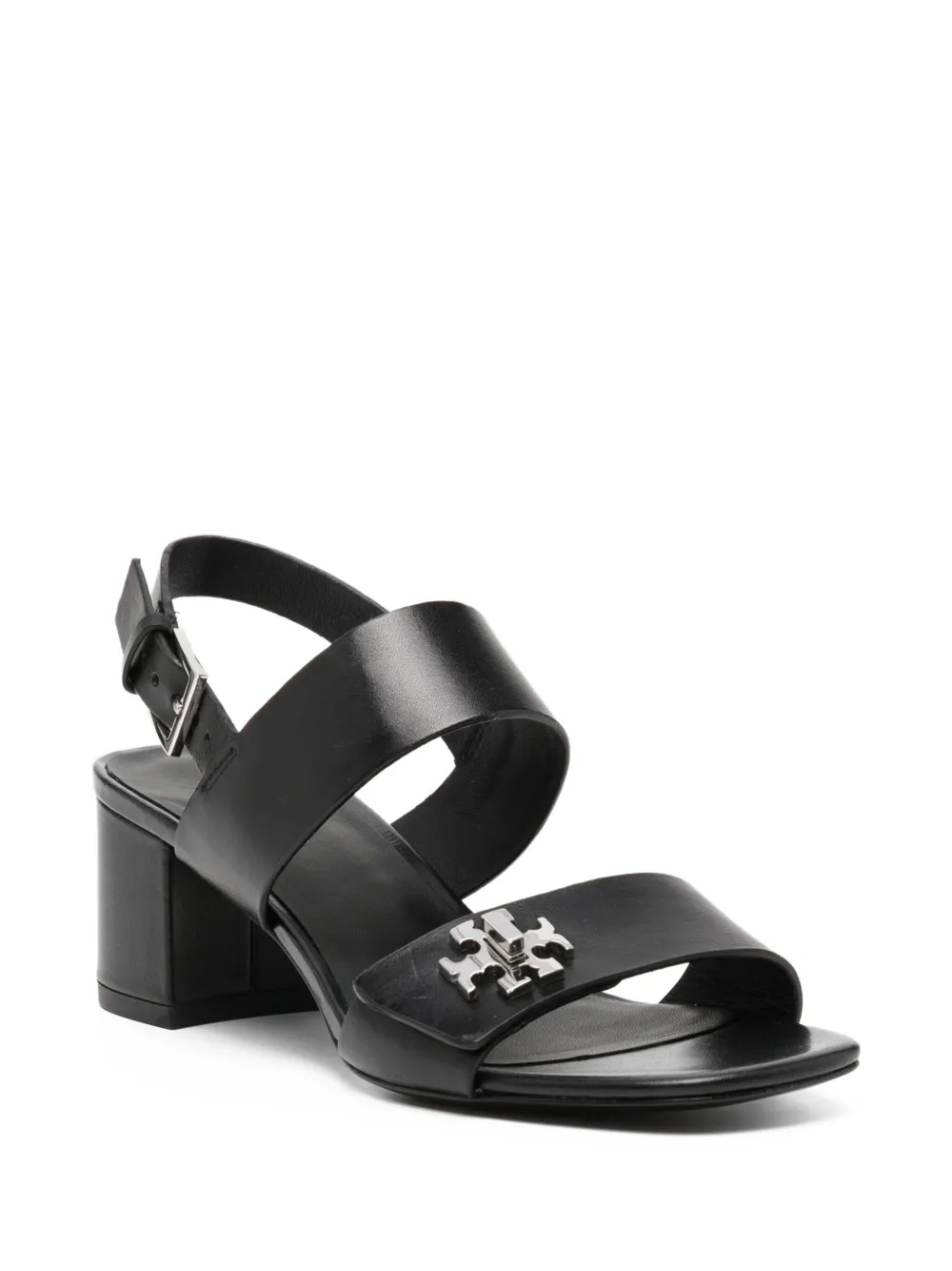 Tory Burch Sandalen met draaislot en hak Zwart