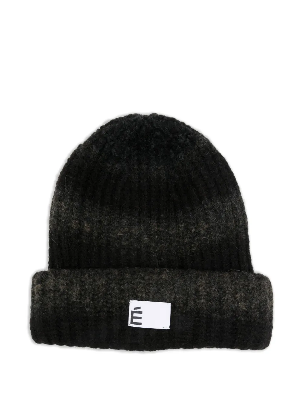 Études Studio ribbed-knit beanie | Black | Image 1
