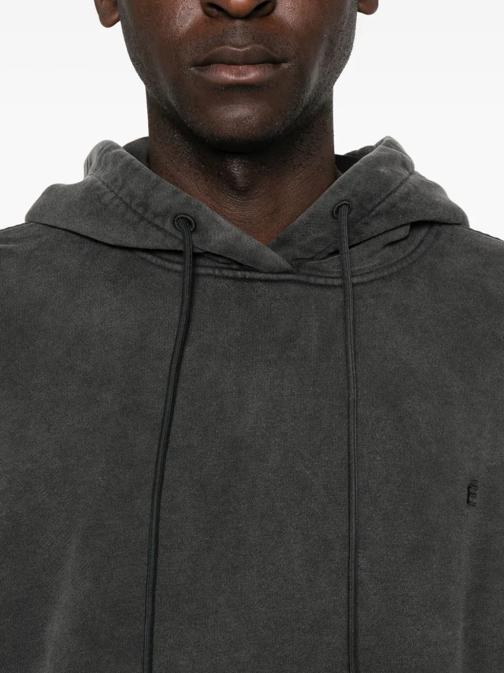 Études Studio É hoodie van biologisch katoen met zakdetail Grijs