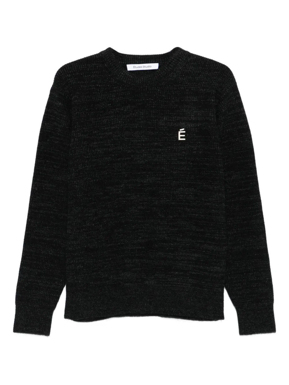 Etudes Studio Logo-embroidered Round-neck Sweater In Multi