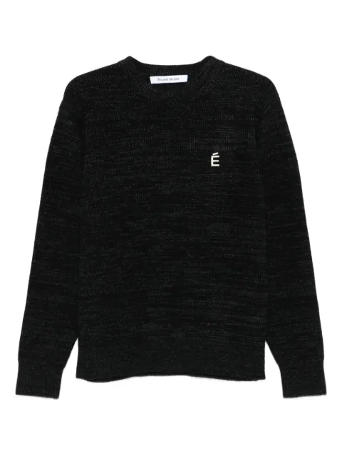 Études Studio logo-embroidered round-neck sweater