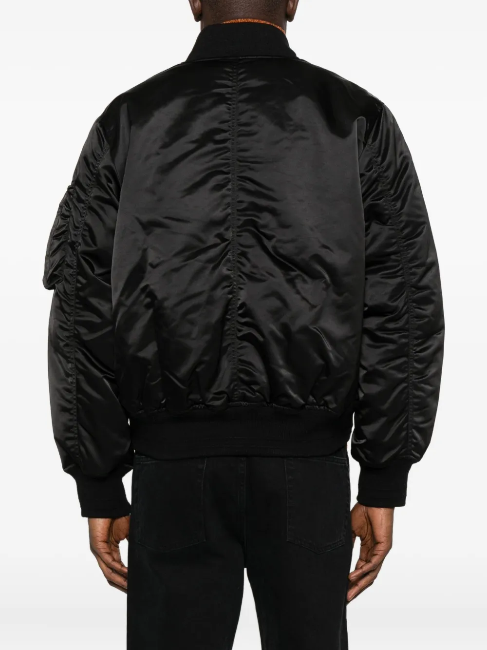 Études Studio Bomberjack met logodetail Zwart