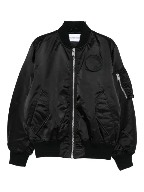 Études Studio chamarra bomber con detalles del logo