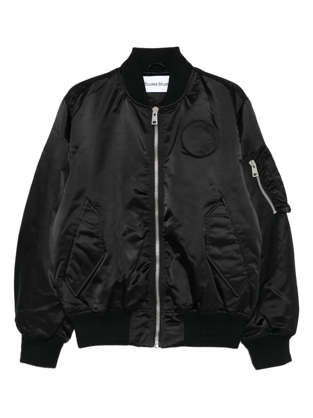 Etudes Studio Logo-detail Bomber Jacket In Black