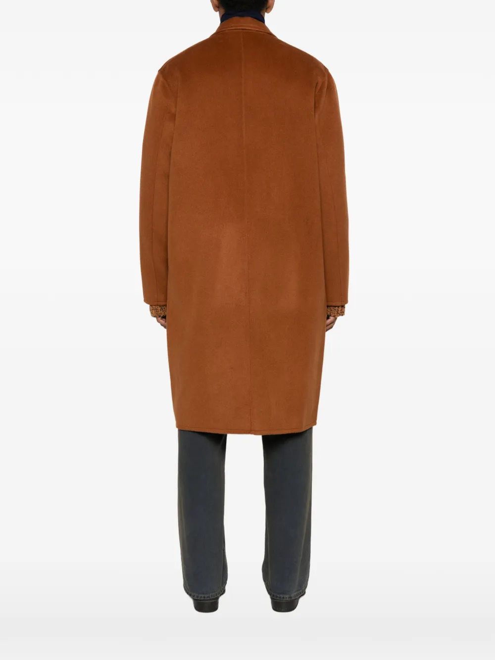 Etudes Studio Button-up Wool Coat In Brown