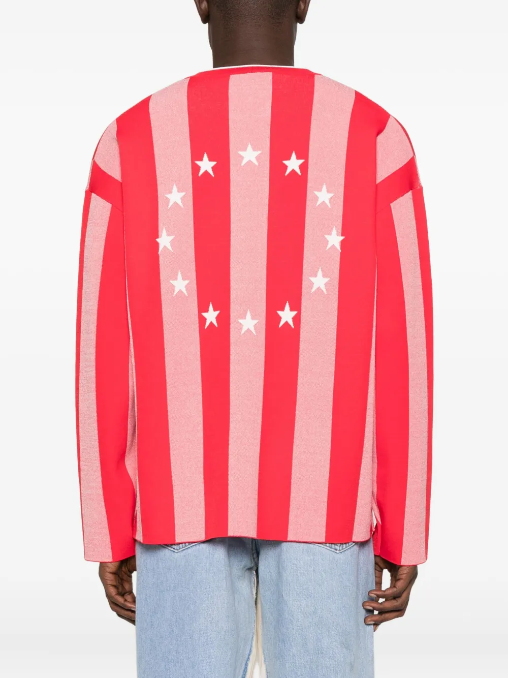 Études Studio Gestreepte sweater Rood