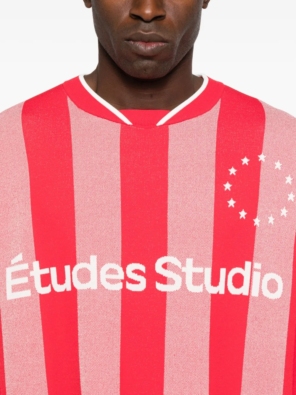 Études Studio Gestreepte sweater Rood