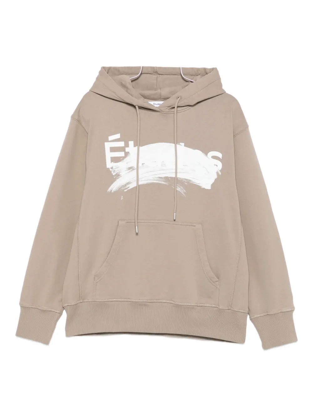 Etudes Studio Paint-splatter Hoodie In Neutral