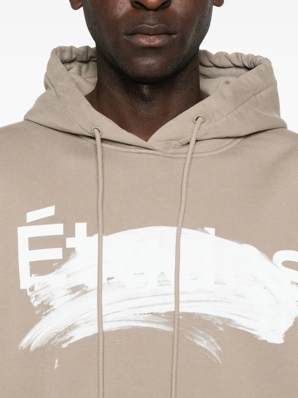 Etudes Studio Paint-splatter Hoodie In Neutral