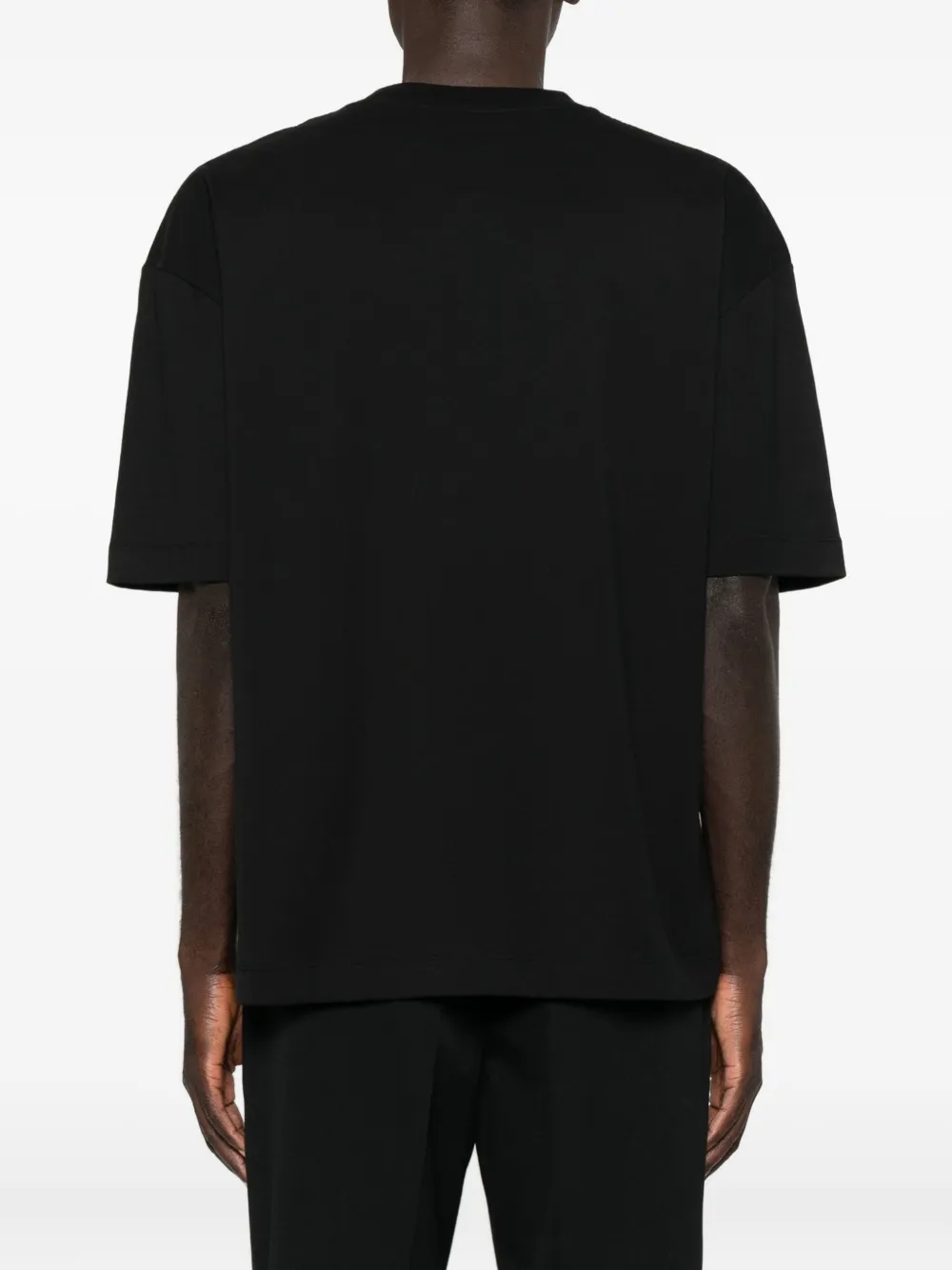 Etudes Studio Starfish-print Cotton T-shirt In Black