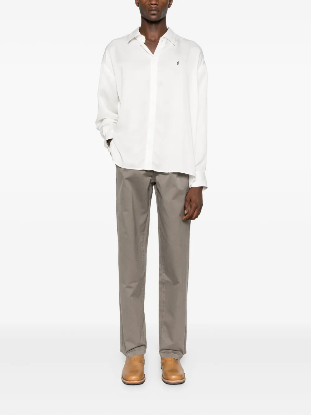 Études Studio Katoenen chino - Beige