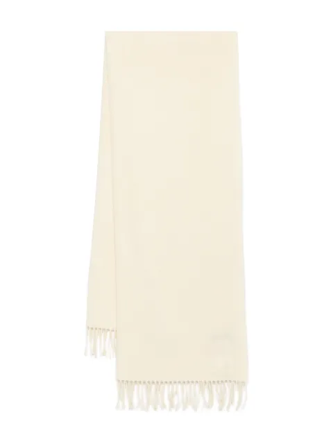 Études Studio fringed wool scarf