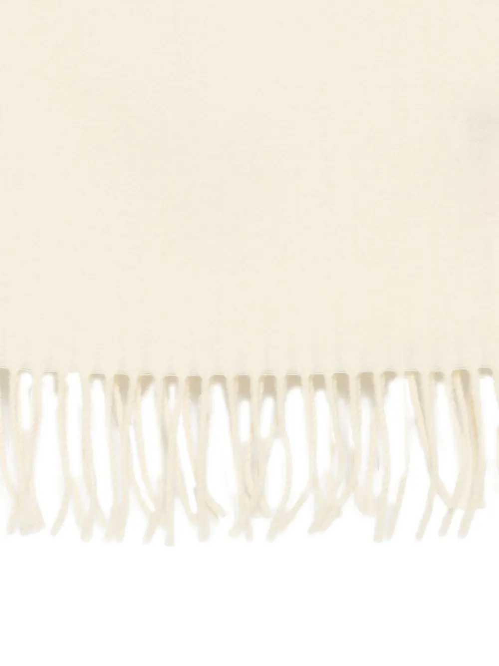 Études Studio fringed wool scarf - Wit